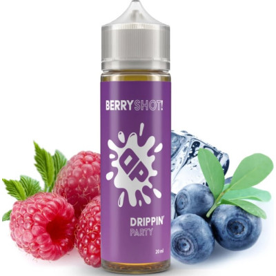 Příchuť Drippin Party S&V 10ml Berryshot (Kyselé maliny a sladké borůvky)