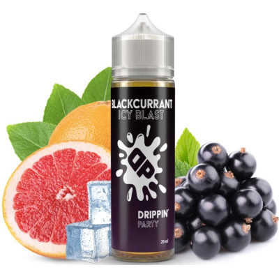 Příchuť Drippin Party S&V 10ml Blackcurrant Icy Blast (Černý rybíz a grapefruit)