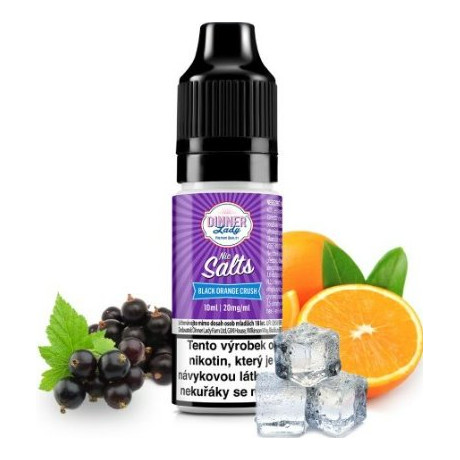 Liquid Dinner Lady Nic SALT Black Orange Crush 10ml - 20mg