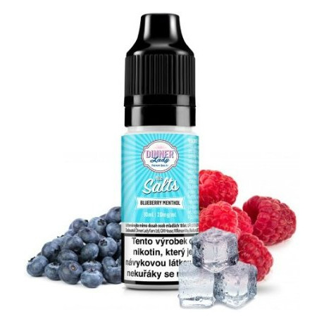 Liquid Dinner Lady Nic SALT Blueberry Menthol 10ml - 20mg