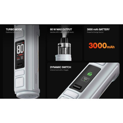 VOOPOO Argus Pro 2 80W grip 3000mAh Full Kit Sky Purple