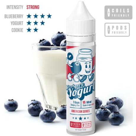 Příchuť Adam´s Vape Shake and Vape 10ml Blueberry Cookie Yogurt