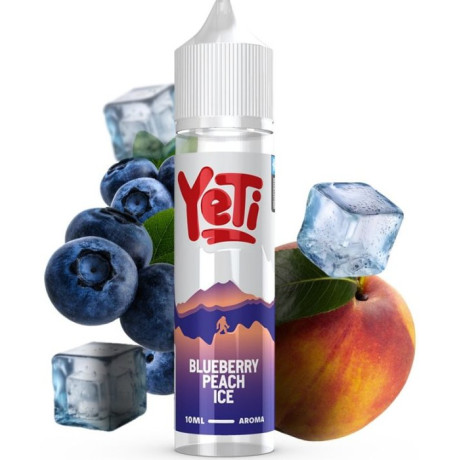 Příchuť Yeti Summit Series S&V 10ml Blueberry Peach Ice (Ledová borůvka a broskev)