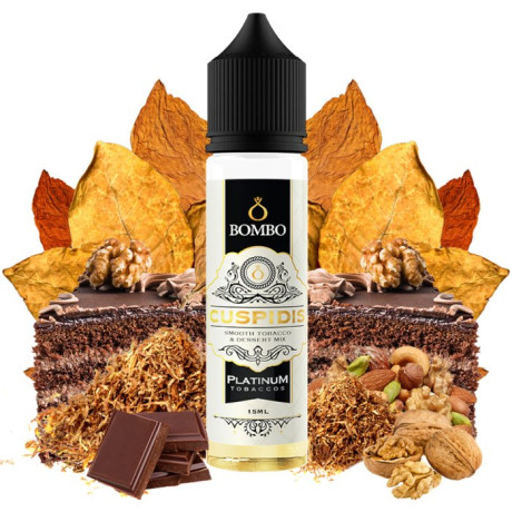 Příchuť Bombo Platinum Tobaccos S&V 15ml Cuspidis (Světlý tabák s čokoládou a oříšky)