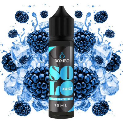 Příchuť Bombo Solo Juice S&V 15ml Blue Razz Ice (Ledová modrá malina)