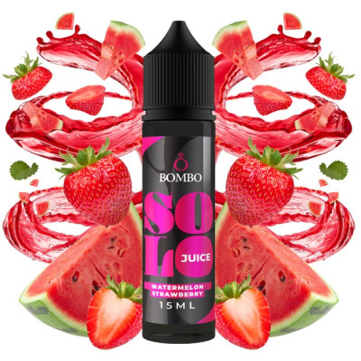 Příchuť Bombo Solo Juice S&V 15ml Watermelon Strawberry (Vodní meloun a jahoda)