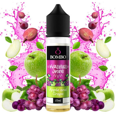 Příchuť Bombo Wailani Juice S&V 15ml Apple and Grape (Jablko a hroznové víno)
