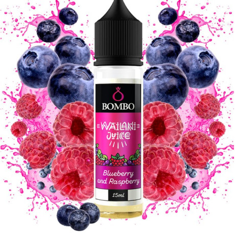 Příchuť Bombo Wailani Juice S&V 15ml Blueberry and Raspberry (Borůvka a malina)