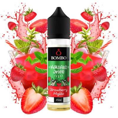 Příchuť Bombo Wailani Juice S&V 15ml Strawberry Mojito (Jahodové mojito)