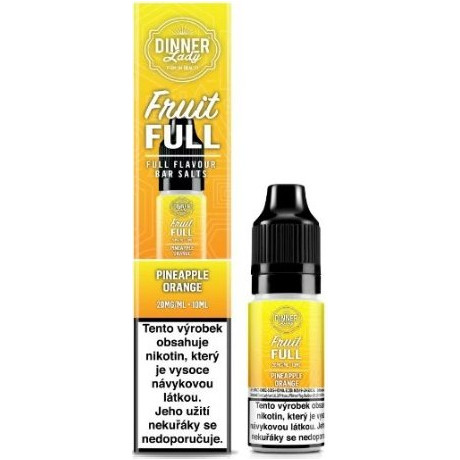 Liquid Dinner Lady BAR SALTS Fruit FULL Pineapple Orange 10ml - 20mg
