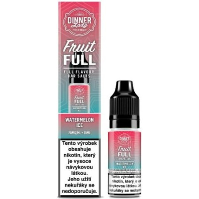 Liquid Dinner Lady BAR SALTS Fruit FULL Watermelon Ice 10ml - 20mg