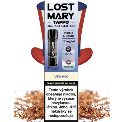 LOST MARY TAPPO Pods cartridge 1Pack USA Mix 17mg