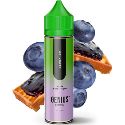 Příchuť ProVape Genius S&V 10ml: Leonardo (Vafle s borůvkovým džemem)