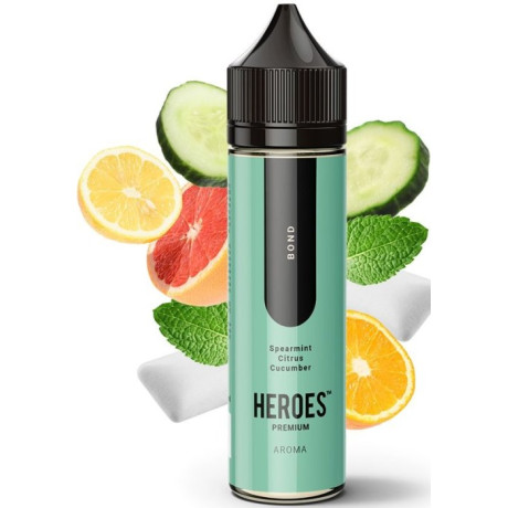 Příchuť ProVape Heroes S&V 10ml: Bond (Máta, citrusy, okurka)