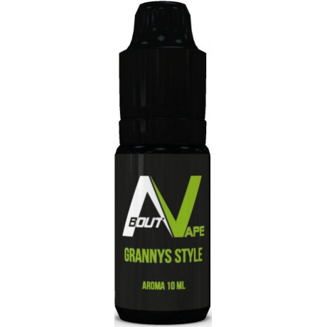 Příchuť About Vape (Bozz) Pure 10ml Grannys Style (Jablečný koláč)