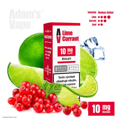 Liquid Adam´s Vape SALT Lime Currant 10ml - 10mg