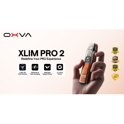 OXVA Xlim Pro 2 elektronická cigareta 1300mAh Titanium Grey