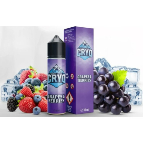 Příchuť Infamous Cryo S&V 10ml Grapes and Berries