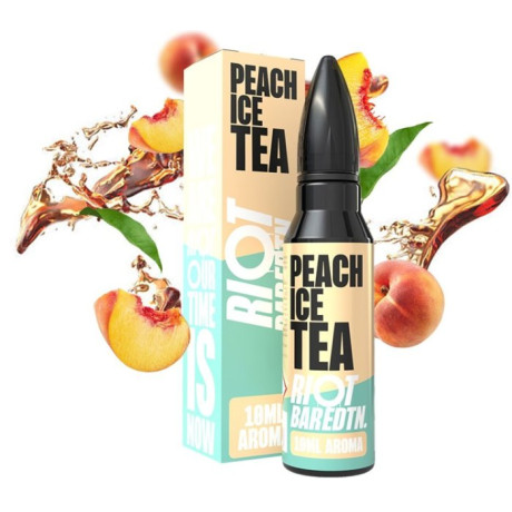 Příchuť Riot BAR EDTN S&V 10ml Peach Ice Tea (Ledový broskvový čaj)