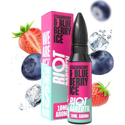 Příchuť Riot BAR EDTN S&V 10ml Strawberry & Blueberry Ice (Ledová jahoda & borůvka)