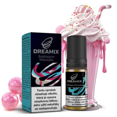 Liquid Dreamix - Žvýkačkový mléčný koktejl (Bubblegum Milkshake) 10ml - 18mg