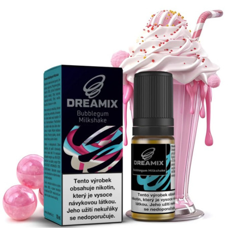 Liquid Dreamix - Žvýkačkový mléčný koktejl (Bubblegum Milkshake) 10ml - 18mg