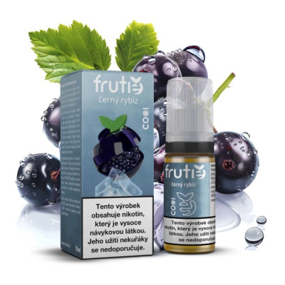 Liquid Frutie COOL 50/50 - Černý rybíz (Blackcurrant) 10ml - 18mg
