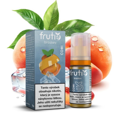 Liquid Frutie COOL 50/50 - Broskev (Peach) 10ml - 18mg