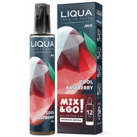 Příchuť Liqua Mix&Go 12ml Cool Raspberry