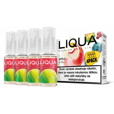 Liquid LIQUA Elements 4Pack Apple 4x10ml-6mg (jablko)