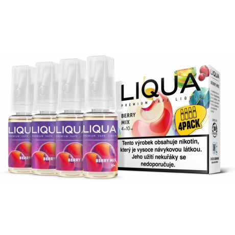 Liquid LIQUA Elements 4Pack Berry Mix 4x10ml-3mg (lesní plody)