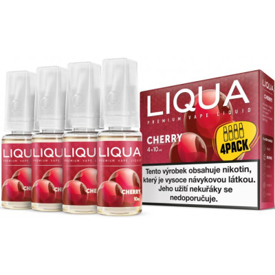 Liquid LIQUA Elements 4Pack Cherry 4x10ml-3mg (třešeň)