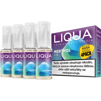 Liquid LIQUA Elements 4Pack Menthol 4x10ml-12mg (Mentol)