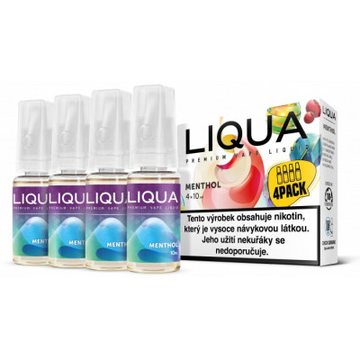 Liquid LIQUA Elements 4Pack Menthol 4x10ml-6mg (Mentol)
