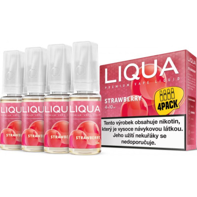 Liquid LIQUA Elements 4Pack Strawberry 4x10ml-12mg (Jahoda)