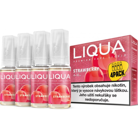 Liquid LIQUA Elements 4Pack Strawberry 4x10ml-12mg (Jahoda)
