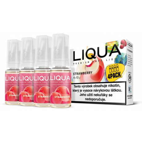 Liquid LIQUA Elements 4Pack Strawberry 4x10ml-6mg (Jahoda)