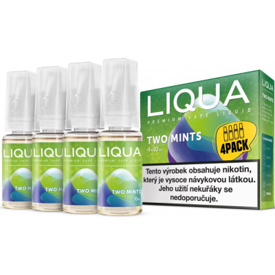 Liquid LIQUA Elements 4Pack Two mints 4x10ml-12mg (Chuť máty a mentolu)