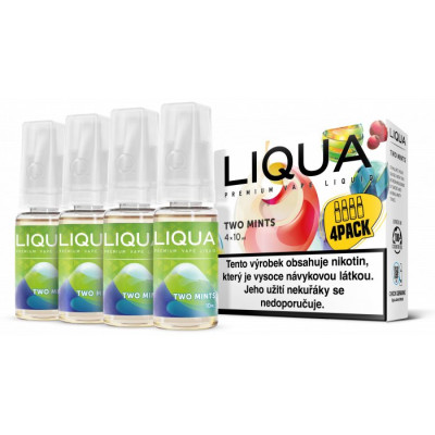 Liquid LIQUA Elements 4Pack Two mints 4x10ml-3mg (Chuť máty a mentolu)