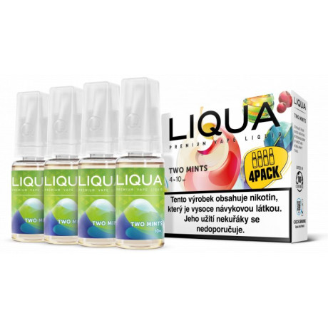 Liquid LIQUA Elements 4Pack Two mints 4x10ml-6mg (Chuť máty a mentolu)