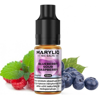 Liquid MARYLIQ Nic SALT Blueberry Sour Raspberry 10ml - 20mg