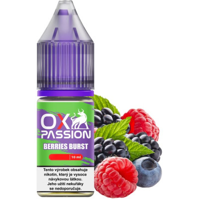Liquid OXVA OX PASSION Salts Berries Burst 10ml - 10mg