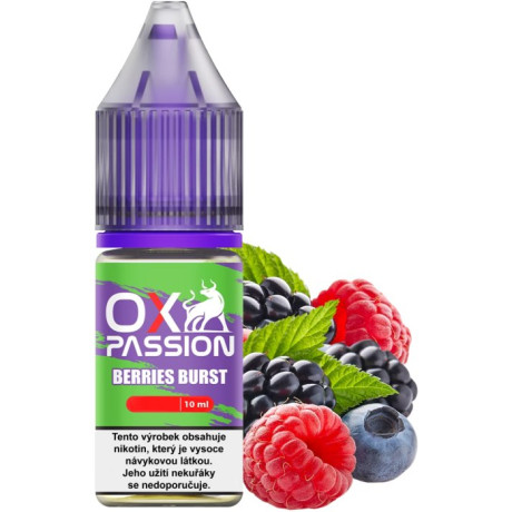 Liquid OXVA OX PASSION Salts Berries Burst 10ml - 10mg