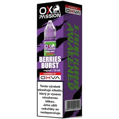 Liquid OXVA OX PASSION Salts Berries Burst 10ml - 20mg