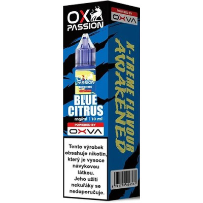 Liquid OXVA OX PASSION Salts Blue Citrus 10ml - 10mg