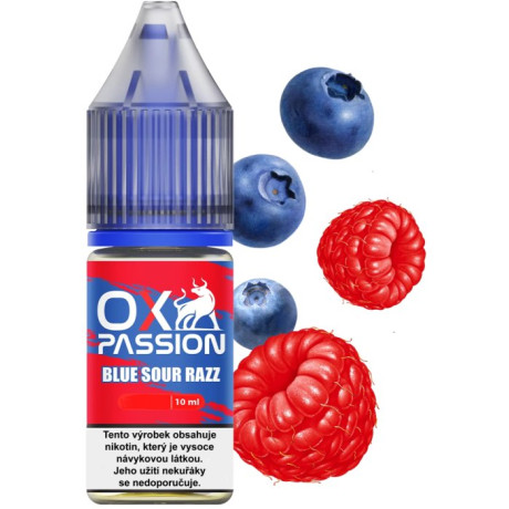 Liquid OXVA OX PASSION Salts Blue Sour Razz 10ml - 10mg