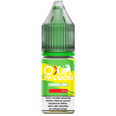Liquid OXVA OX PASSION Salts Lemon Lime 10ml - 10mg