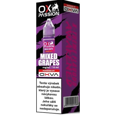 Liquid OXVA OX PASSION Salts Mixed Grapes 10ml - 20mg