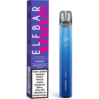 Elf Bar 1000 elektronická cigareta 20mg Blueberry