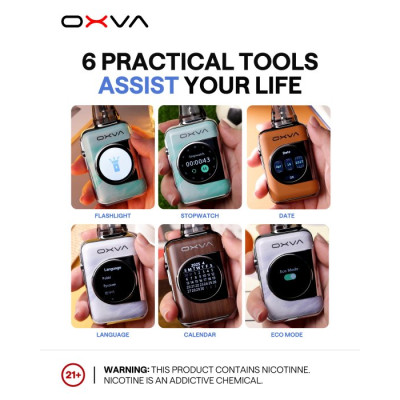 OXVA Xlim SQ Pro 2 elektronická cigareta 1600mAh Brown Leather